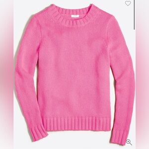 J. Crew Factory “Marnie” Pink Neon Azalea Women's Sweater, Thick Warm